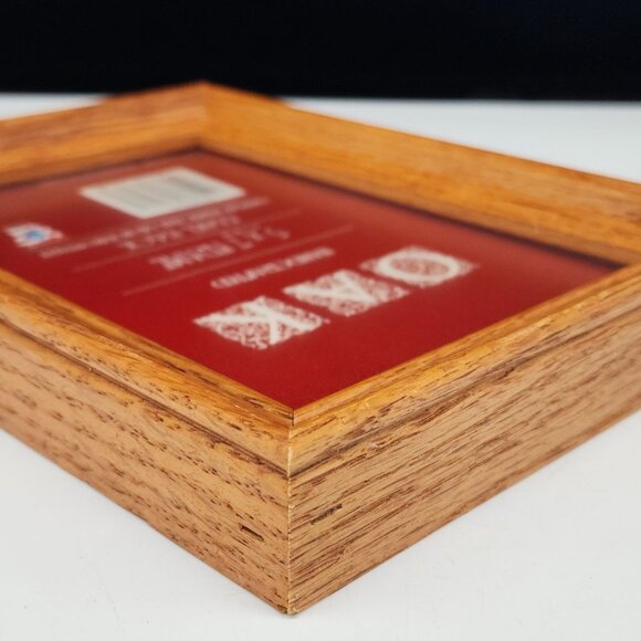 Handcrafted Oak 5x7 Picture Frame With Easel Back Display Made In USA - Picture 7 of 10